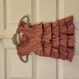Baby Girl DNKY Ruffle Dress 0-3 Months Nordstrom